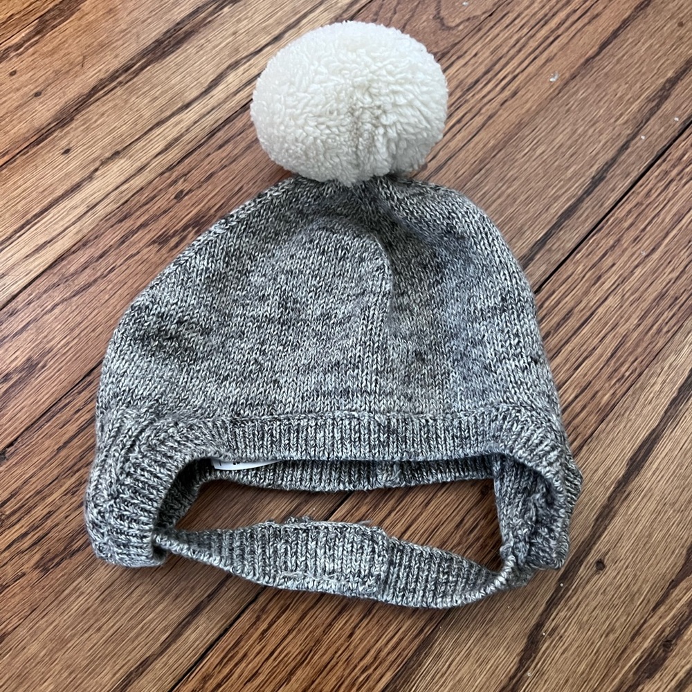 Gap Knit Pom Pom Hat, 6-12 months